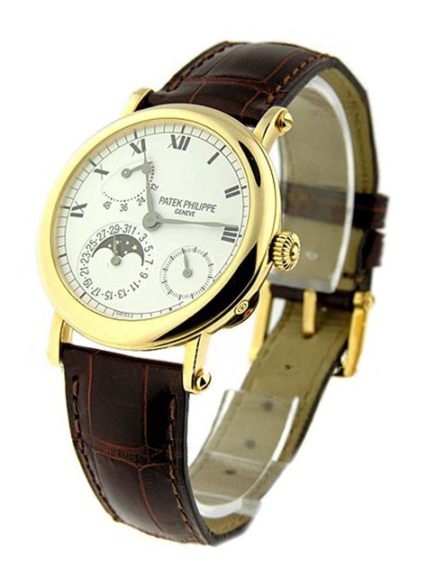 gent's 18k yellow gold patek philippe complicated 5054 strapwatch|Patek Philippe 5054 .